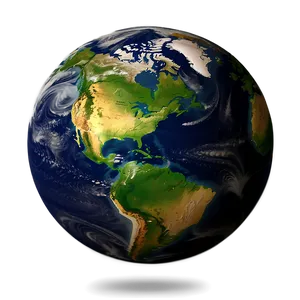 3d Earth D PNG Image