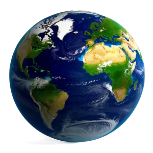 3d Earth In High Resolution Png Uxn PNG Image