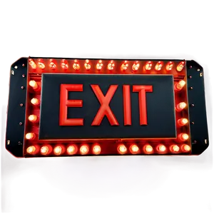 3d Exit Sign Png Pgr PNG Image