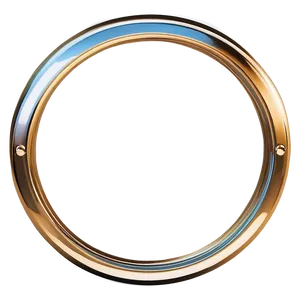 3d Gold Circle Frame Png 66 PNG Image