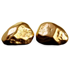 3d Gold Nugget Png Mfg PNG Image