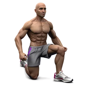 3d Man Fitness Png Goi PNG Image