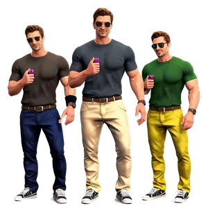 3d Man In Casual Clothes Png 06272024 PNG Image