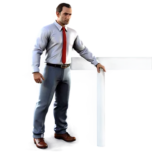 3d Man Model Png Cop47 PNG Image