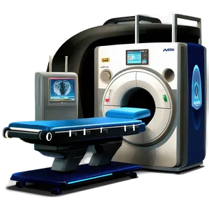 3d Mri Equipment Clipart Png Rlp PNG Image