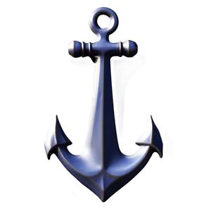 3d Navy Anchor Model Png 06292024 PNG Image