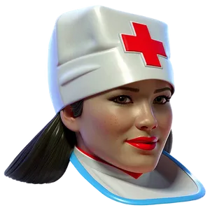 3d Nurse Hat Png Uib12 PNG Image