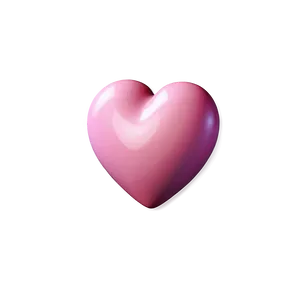 3d Pink Heart Emoji Png Ihu44 PNG Image