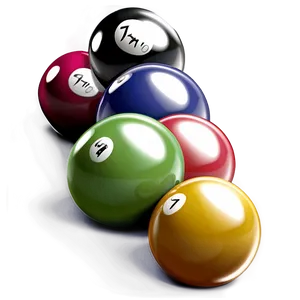 3d Pool Balls Png 06292024 PNG Image