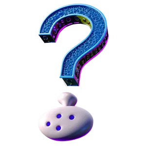 3d Question Mark Transparent Png 95 PNG Image