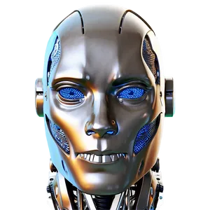 3d Robot Head Model Png Cig73 PNG Image