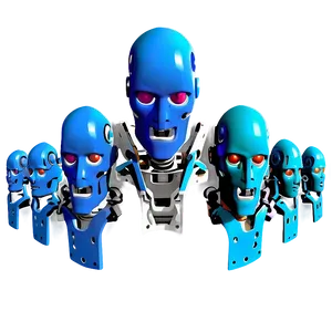 3d Robot Head Model Png Ofx78 PNG Image