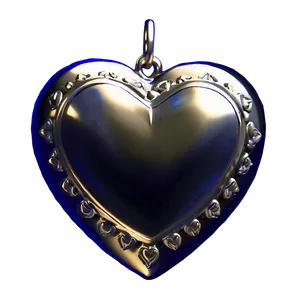 3d Silver Heart Png Toa18 PNG Image