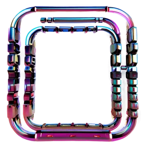 3d Square Outline Png Gnn22 PNG Image