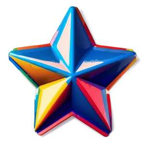 3d Star Sticker Png 90 PNG Image