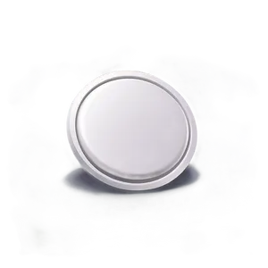 3d White Button Visual Png 76 PNG Image