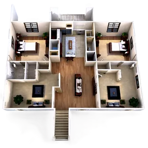 4 Bedroom Home Floor Plan Png 16 PNG Image