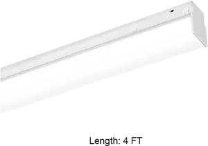 4 F T L E D Linear Light Fixture PNG Image