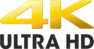 4 K Ultra H D Logo PNG Image