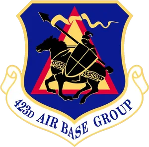 423rd Air Base Group Emblem PNG Image