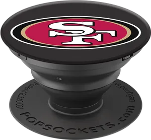 49ers Logo Pop Socket PNG Image