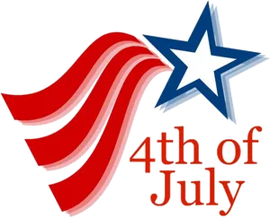 4thof July Patriotic Graphic PNG Image