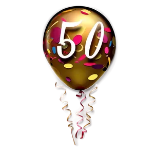 50th Birthday Lavish Celebration Png 86 PNG Image