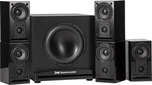 51 Home Theater Speaker System PNG Image