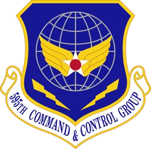 595th Commandand Control Group Emblem PNG Image