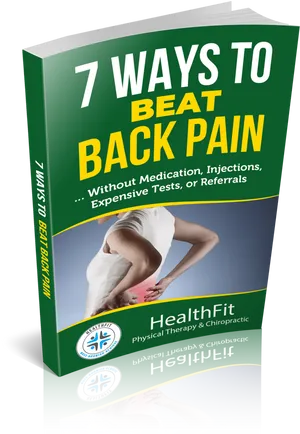 7 Ways To Beat Back Pain Book Cover PNG Image