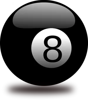 8 Ball Pool Black Ball Graphic PNG Image