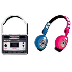 80s Style Walkman Illustration Png 81 PNG Image