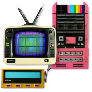 80s Tv Show Gadgets Png Qpk72 PNG Image