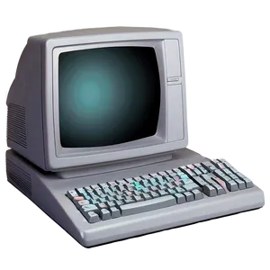 90s Era Desktop Computer Png 8 PNG Image