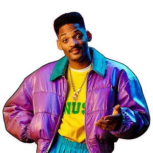 90s Fresh Prince Graphic Png Lcq80 PNG Image