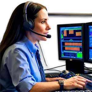 911 Dispatcher Communication Techniques Png Nco32 PNG Image