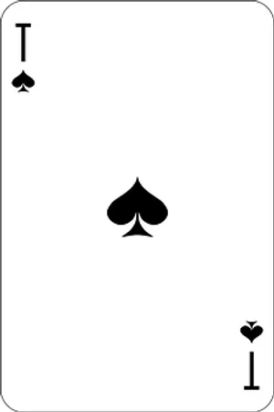 A Card With A Black Symbol PNG Image