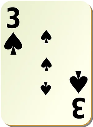 A Card With A Number Of Spades And A Number PNG Image