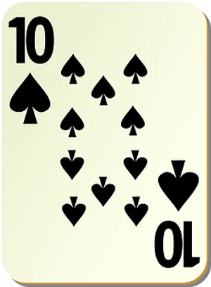 A Card With Black Symbols PNG Image