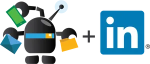 A I Linked In Integration Concept PNG Image