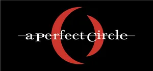 A Perfect Circle_ Band Logo_ Red On Black PNG Image