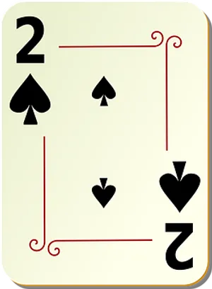 A Playing Card With A Number Of Spades And Spades PNG Image