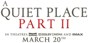 A Quiet Place Part I I Movie Logo PNG Image