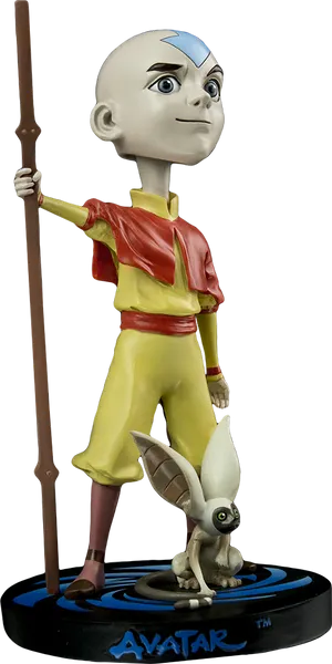 Aangand Momo Collectible Figure PNG Image