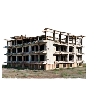 Abandoned Destroyed Building Png Bjj86 PNG Image