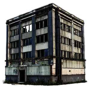 Abandoned Industrial Building Png Ckm PNG Image