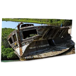 Abandoned Shipwreck Beach Png Ntl69 PNG Image