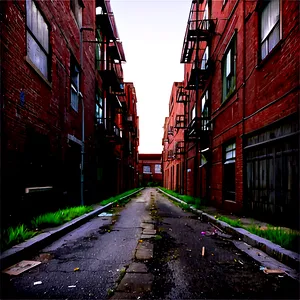 Abandoned Street Alley PNG 06112024 PNG