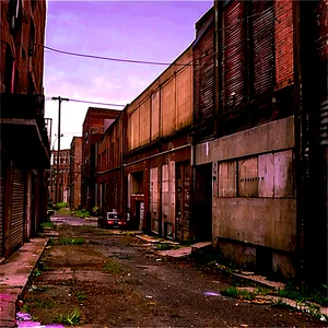 Abandoned Street Alley PNG Kcv PNG