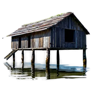 Abandoned Swamp Shack Png 06122024 PNG Image